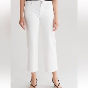 Kut from the Kloth Women's White Flare Jeans